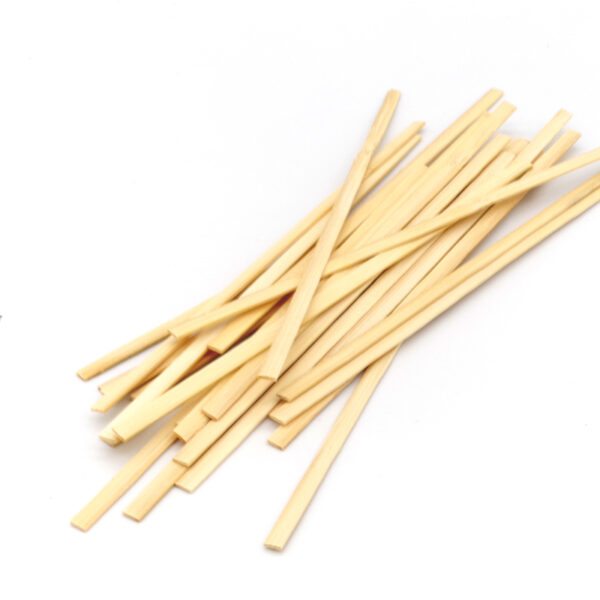 140mm Natural Bamboo Coffee Stirrers With Flat Head