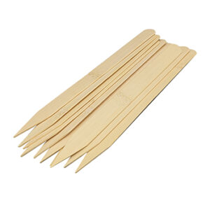 25cm Compostable Special Natural Bamboo Flat Skewer