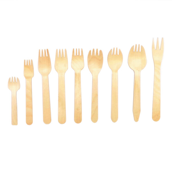 eco wooden forks