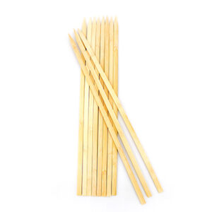 30cm Compostable Natural Bamboo Flat Skewer