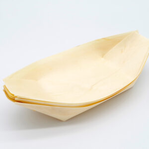 7inch disposable wooden boat