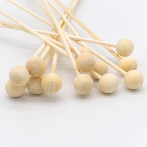Diffuser Rattan Sticks With Wooden Bead