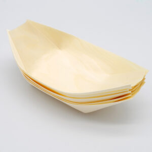 Disposable Wooden Food Boat 115mm
