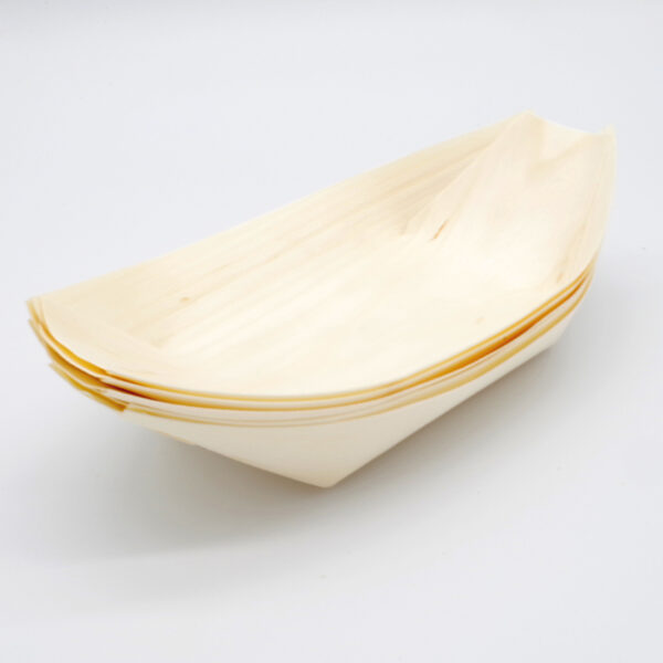Disposable Wooden Food Boat 195mm