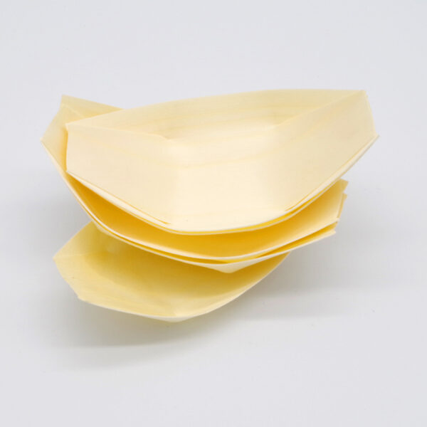 Disposable Wooden Food Boat 80mm