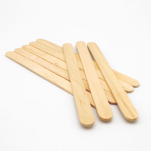 Eco-Friendly Wooden Ice Cream Sticks 125mm