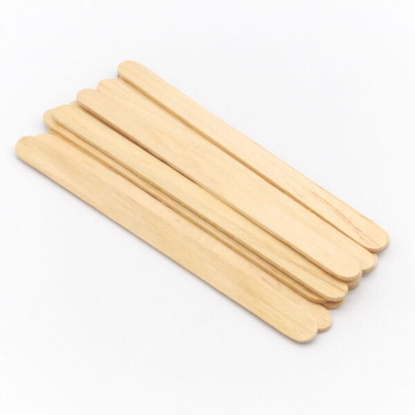 Eco-Friendly Wooden Ice Cream Sticks 125mm