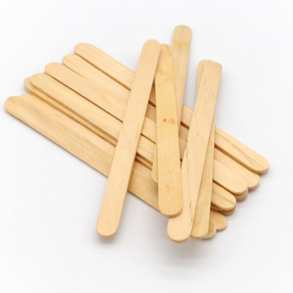 Eco-Friendly Wooden Ice Cream Sticks 125mm