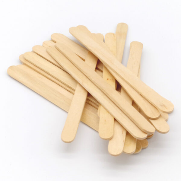 Eco-Friendly Wooden Ice Cream Sticks 125mm