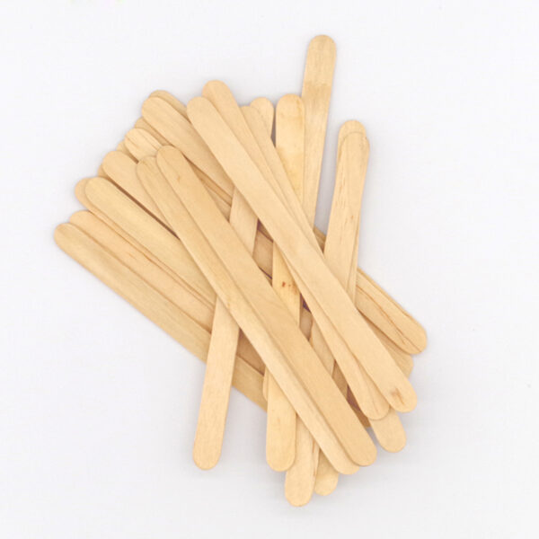 Eco-Friendly Wooden Ice Cream Sticks 125mm