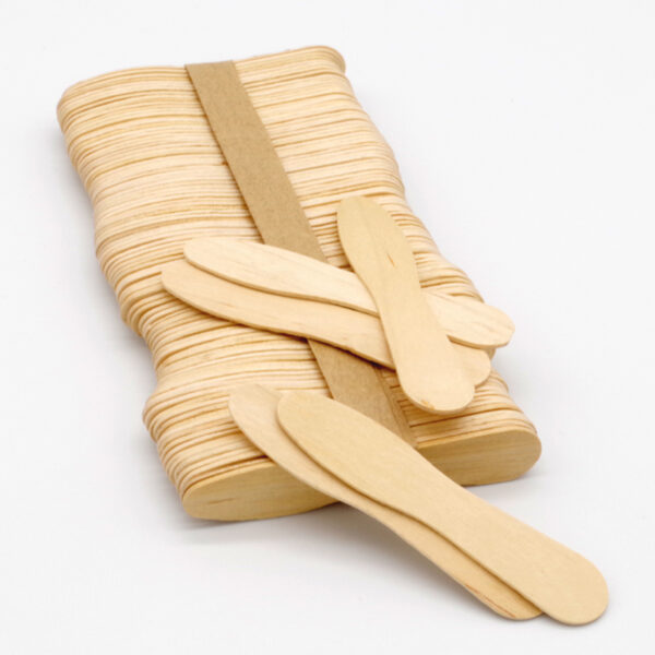 Eco-Friendly Wooden Ice Cream Sticks 75mm