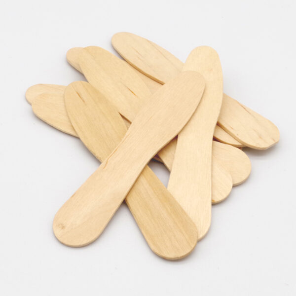 Eco-Friendly Wooden Ice Cream Sticks 75mm