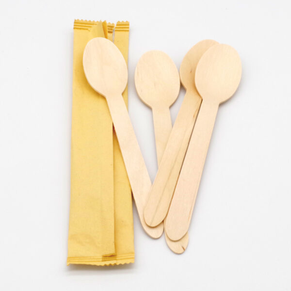 160mm individual wrapped spoon