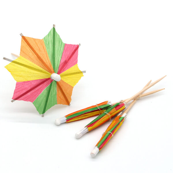 Parasol Pick with Assorted Colors
