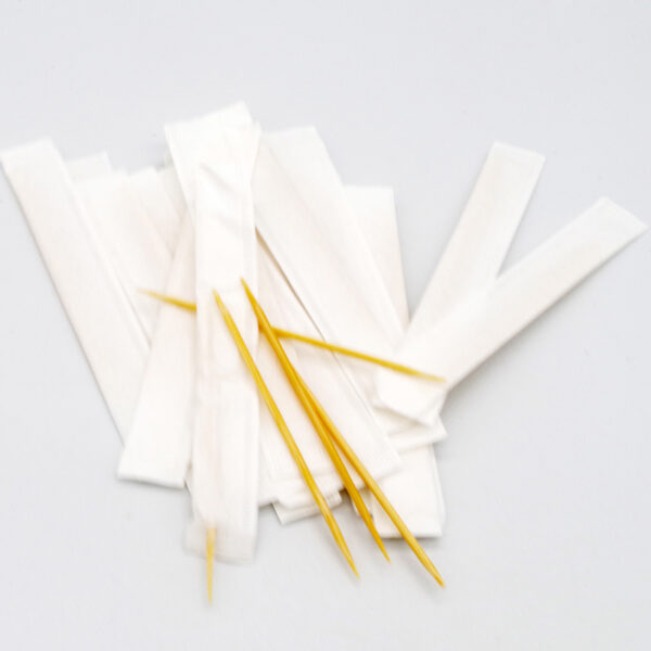 paper wrapped bamboo toothpicks