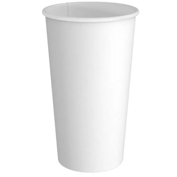 16 oz. White Poly Paper Hot Cup