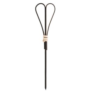 black bamboo heart food pick / skewer