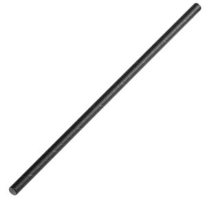 Black Jumbo Unwrapped Paper Straw