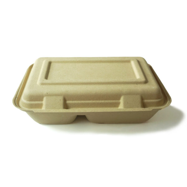 Natural Bagasse 1 Compartment Blend Take-Out Container