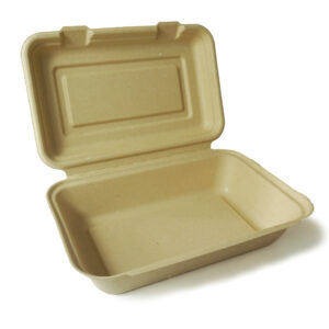 Natural Bagasse 1 Compartment Blend Take-Out Container