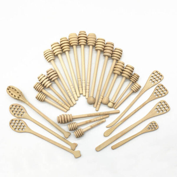 Wood Honey Dipper